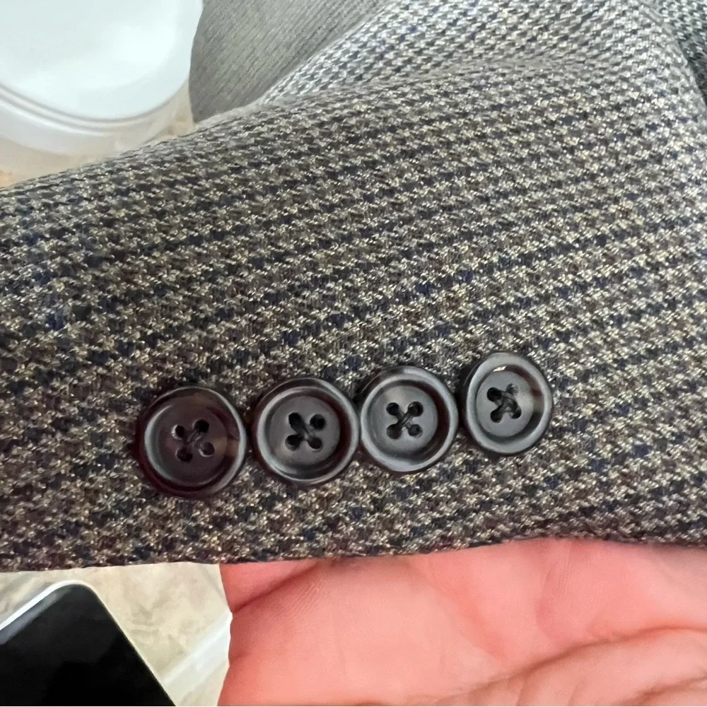 LIKE NEW…T. HARRIS LONDON MENS DRESS BLAZER HIGH END, SIZE 44LONG WOOL☑️